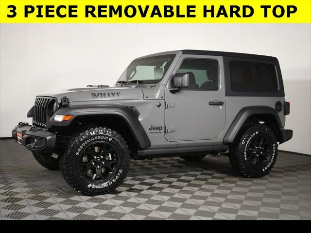 used 2021 Jeep Wrangler car, priced at $27,917