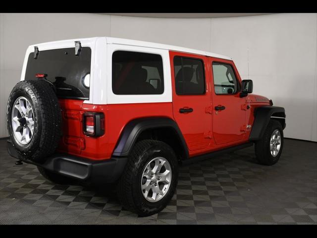 used 2021 Jeep Wrangler Unlimited car, priced at $30,575