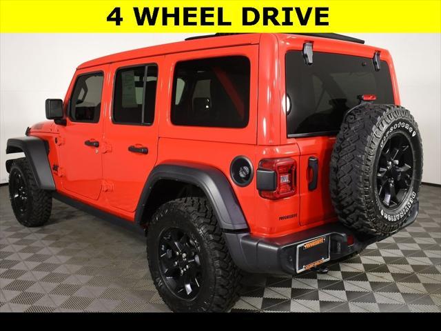 used 2021 Jeep Wrangler car, priced at $31,675