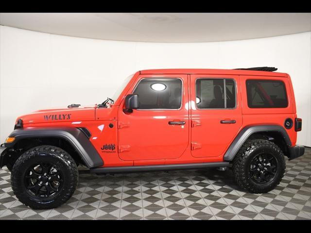 used 2021 Jeep Wrangler car, priced at $31,675