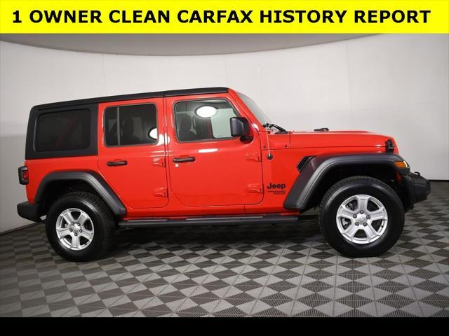 used 2021 Jeep Wrangler Unlimited car, priced at $27,847