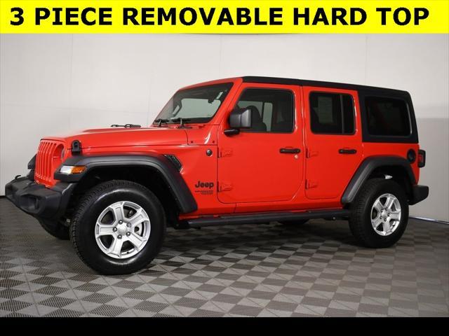 used 2021 Jeep Wrangler Unlimited car, priced at $27,847