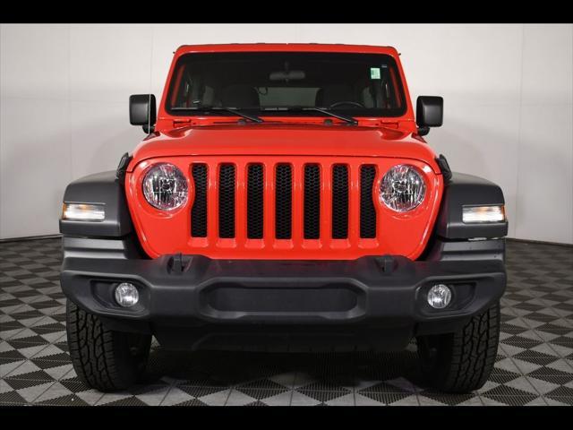 used 2021 Jeep Wrangler Unlimited car, priced at $27,847