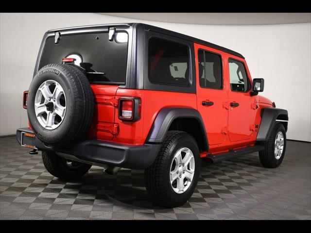 used 2021 Jeep Wrangler Unlimited car, priced at $27,847