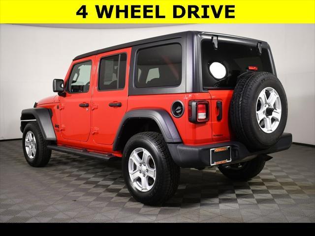 used 2021 Jeep Wrangler Unlimited car, priced at $27,847