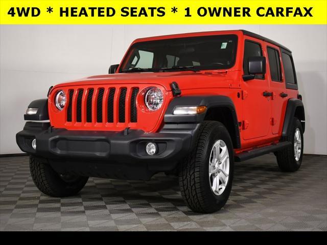 used 2021 Jeep Wrangler Unlimited car, priced at $27,847