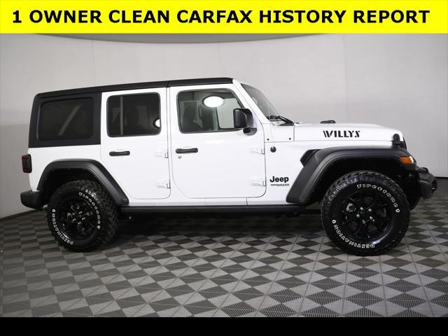 used 2021 Jeep Wrangler car, priced at $31,818