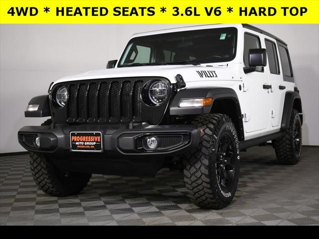 used 2021 Jeep Wrangler car, priced at $31,818