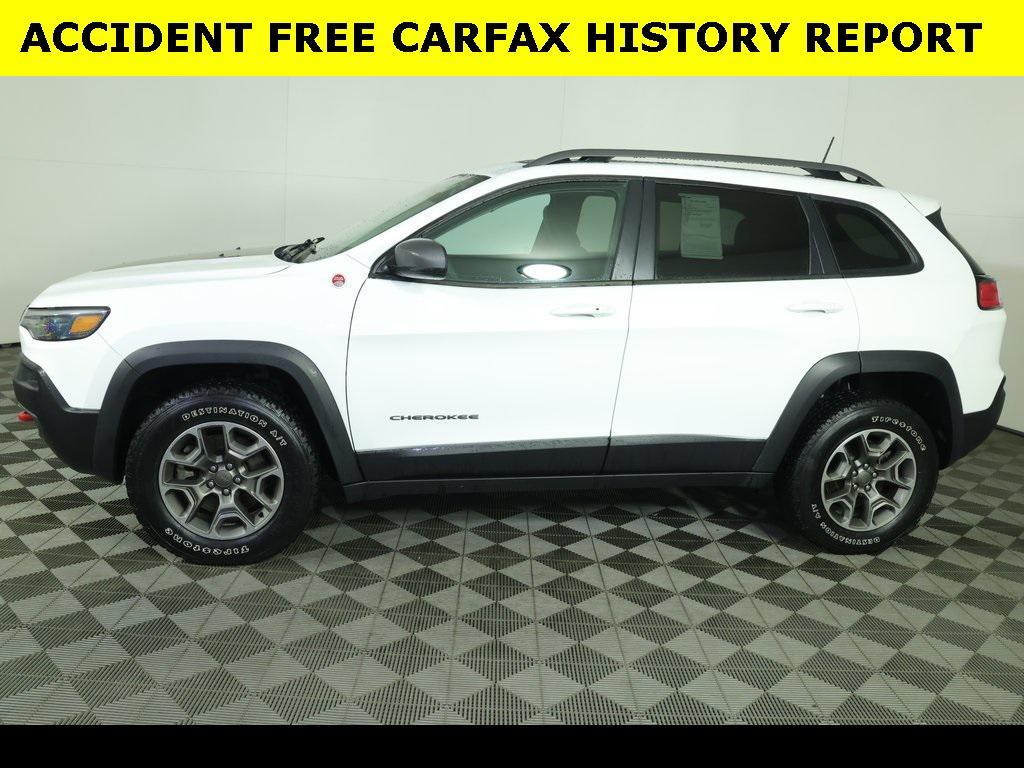 used 2021 Jeep Cherokee car, priced at $21,763