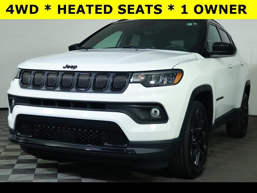 used 2022 Jeep Compass car, priced at $22,334