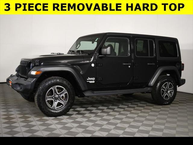 used 2021 Jeep Wrangler Unlimited car, priced at $28,999