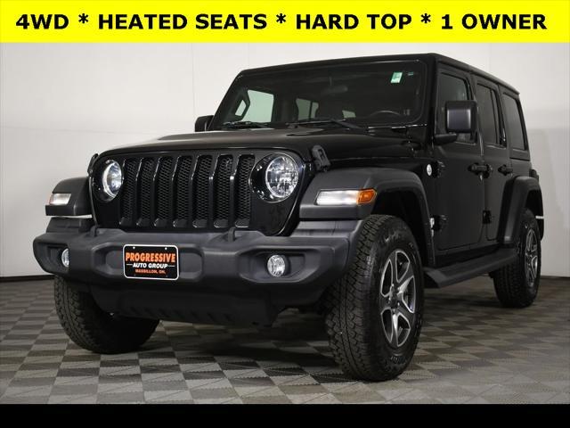 used 2021 Jeep Wrangler Unlimited car, priced at $28,999