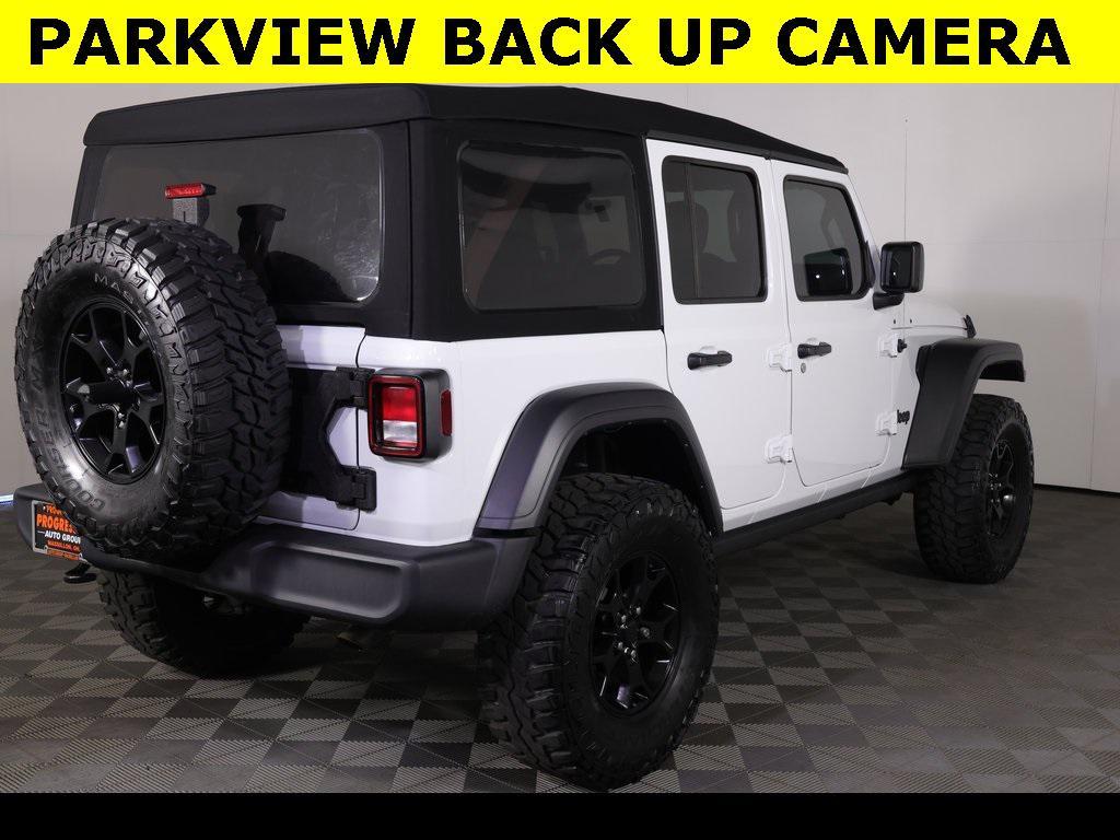 used 2021 Jeep Wrangler car, priced at $33,399