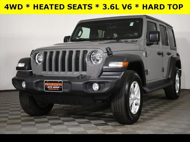 used 2021 Jeep Wrangler Unlimited car, priced at $30,674