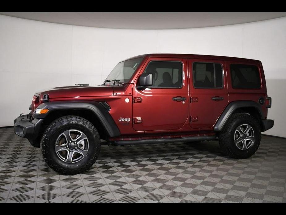 used 2021 Jeep Wrangler Unlimited car, priced at $33,122