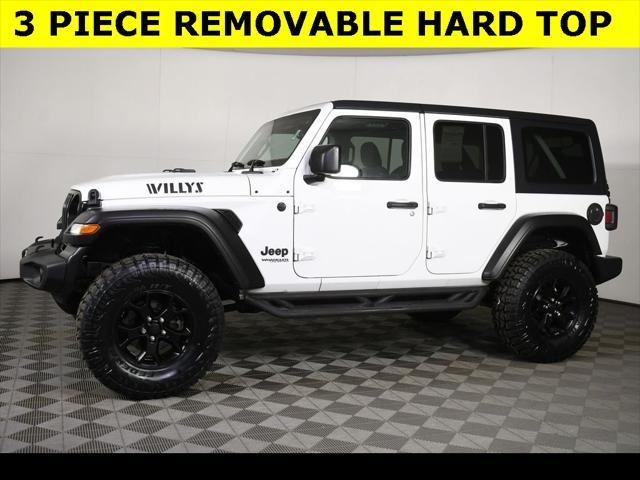 used 2020 Jeep Wrangler Unlimited car, priced at $32,218