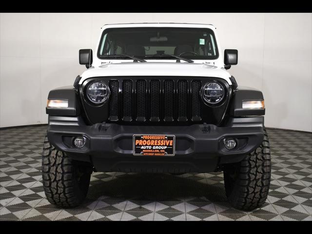 used 2020 Jeep Wrangler Unlimited car, priced at $32,218