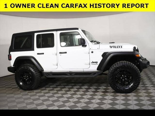 used 2020 Jeep Wrangler Unlimited car, priced at $32,218