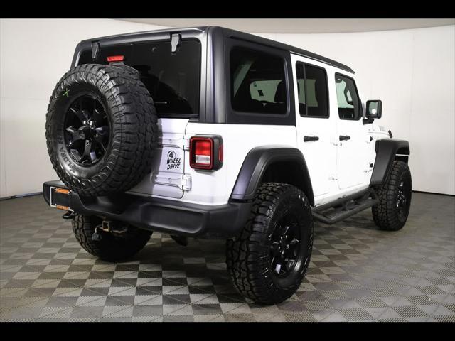 used 2020 Jeep Wrangler Unlimited car, priced at $32,218