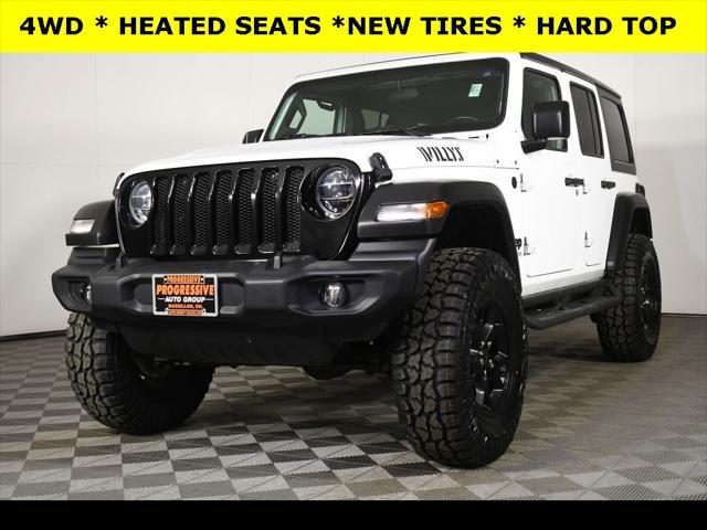 used 2020 Jeep Wrangler Unlimited car, priced at $32,218