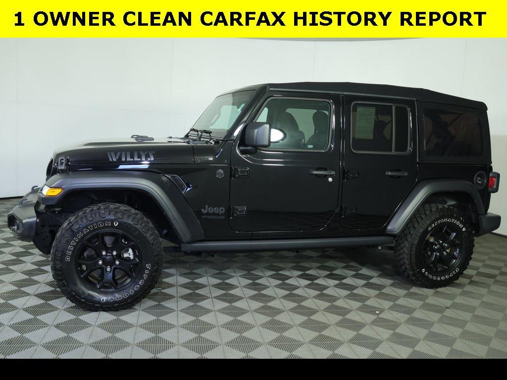 used 2021 Jeep Wrangler car, priced at $30,499