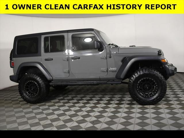 used 2020 Jeep Wrangler Unlimited car, priced at $28,550