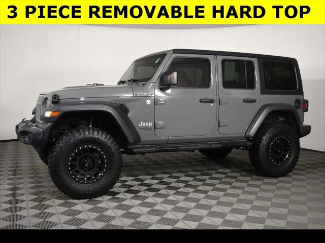 used 2020 Jeep Wrangler Unlimited car, priced at $28,550