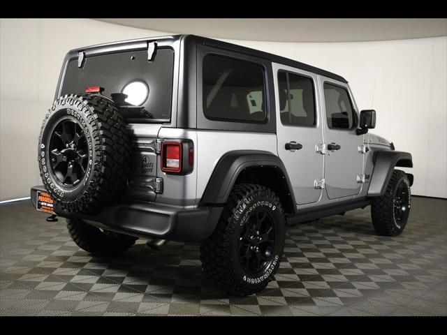 used 2021 Jeep Wrangler car, priced at $31,850