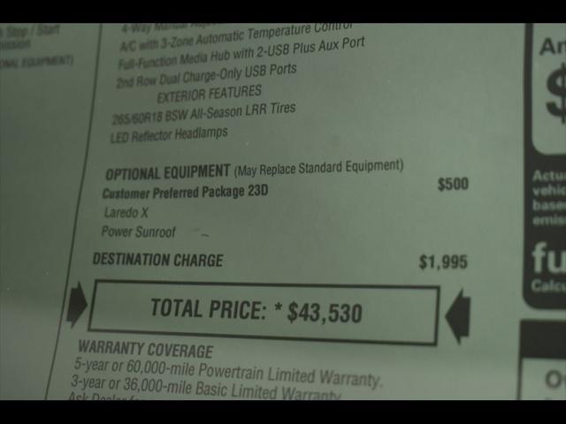 new 2025 Jeep Grand Cherokee L car, priced at $39,872