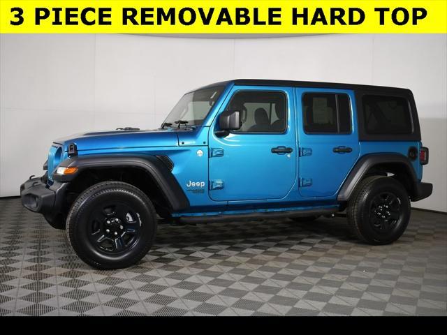 used 2020 Jeep Wrangler Unlimited car, priced at $27,536