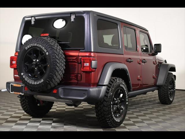 used 2021 Jeep Wrangler car, priced at $35,000