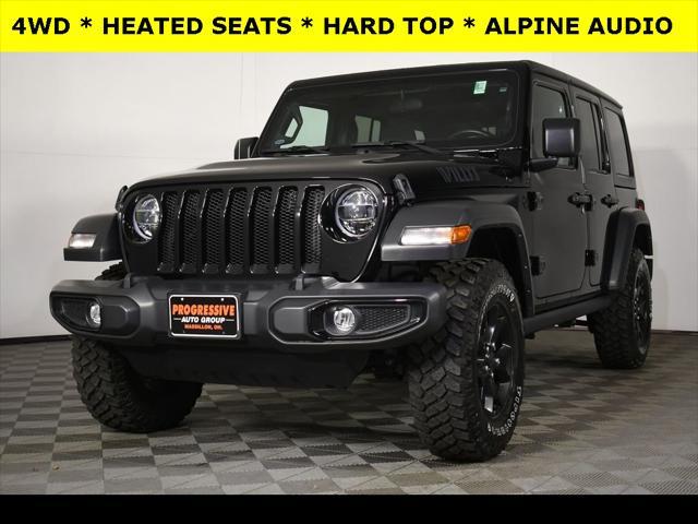 used 2022 Jeep Wrangler car, priced at $31,725