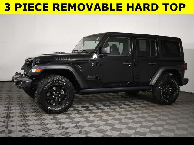 used 2022 Jeep Wrangler car, priced at $31,725