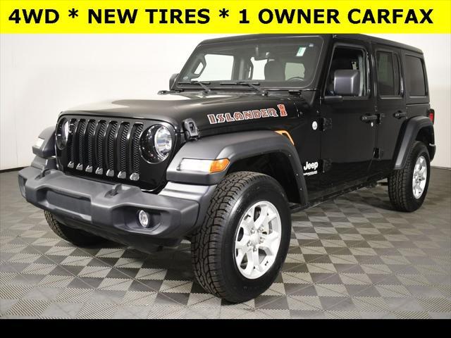 used 2021 Jeep Wrangler Unlimited car, priced at $29,858