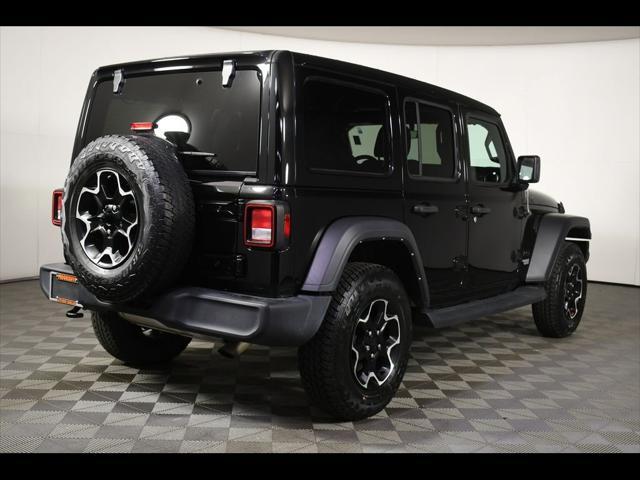 used 2021 Jeep Wrangler Unlimited car, priced at $30,000