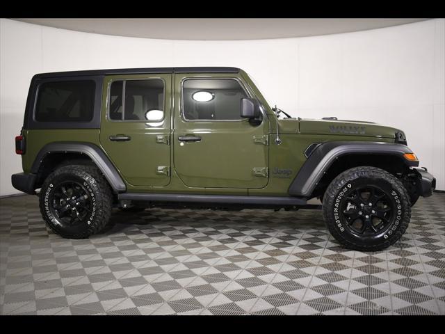 used 2021 Jeep Wrangler car, priced at $31,919