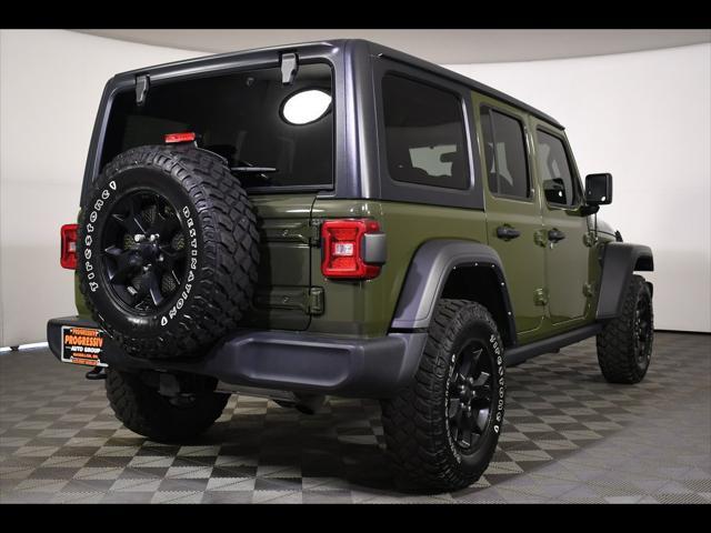 used 2021 Jeep Wrangler car, priced at $31,919