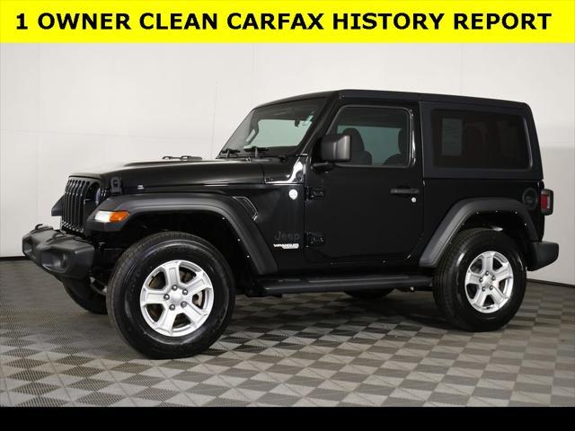 used 2021 Jeep Wrangler car, priced at $27,425