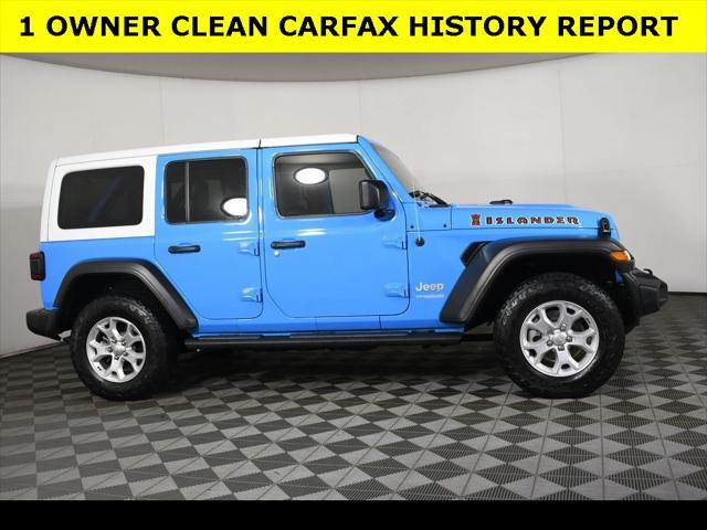 used 2021 Jeep Wrangler Unlimited car, priced at $33,430