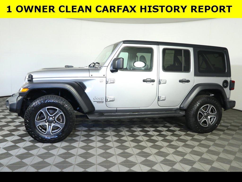used 2021 Jeep Wrangler Unlimited car, priced at $28,989