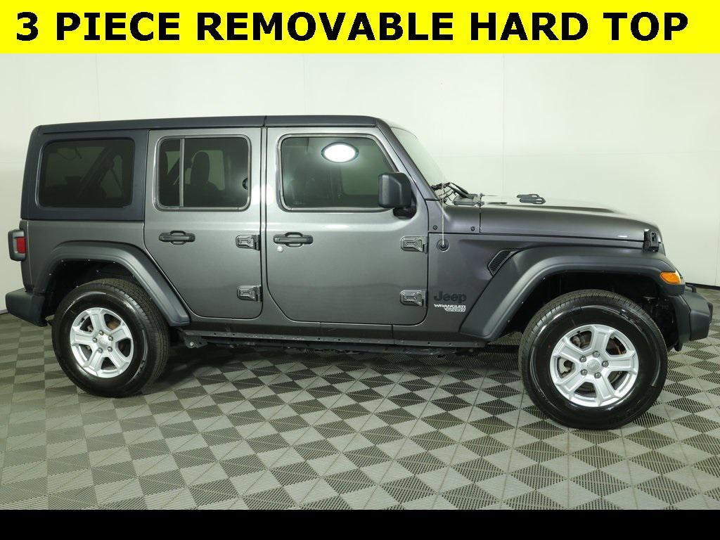 used 2021 Jeep Wrangler Unlimited car, priced at $27,466
