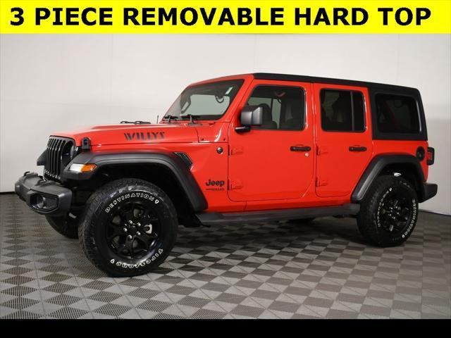 used 2021 Jeep Wrangler car, priced at $32,625