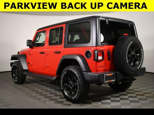 used 2021 Jeep Wrangler car, priced at $32,625