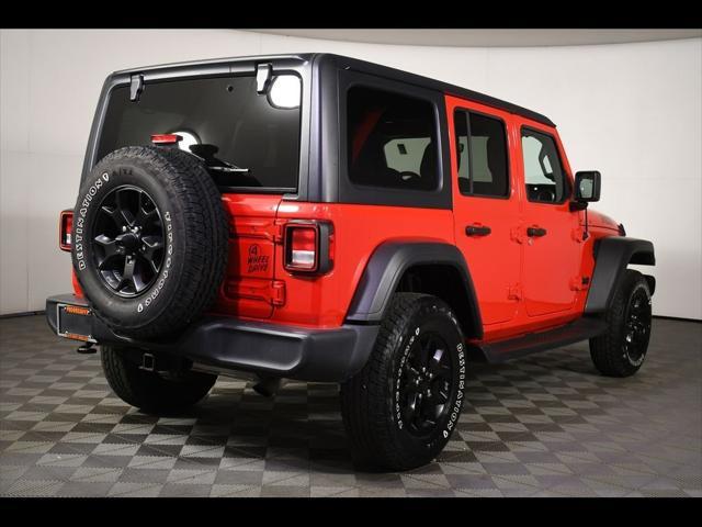 used 2021 Jeep Wrangler car, priced at $32,625