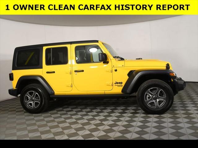 used 2021 Jeep Wrangler Unlimited car, priced at $31,897