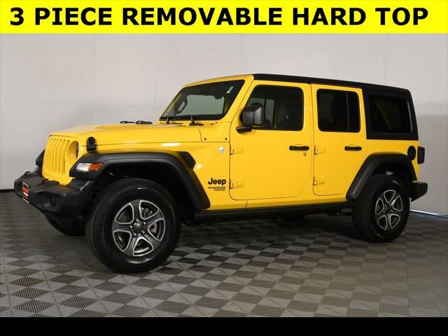 used 2021 Jeep Wrangler Unlimited car, priced at $31,897