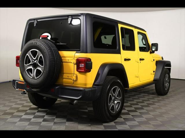 used 2021 Jeep Wrangler Unlimited car, priced at $31,897