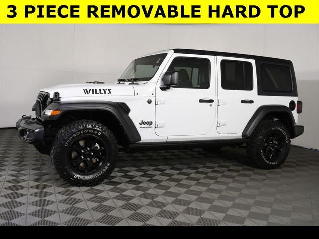 used 2021 Jeep Wrangler car, priced at $33,249