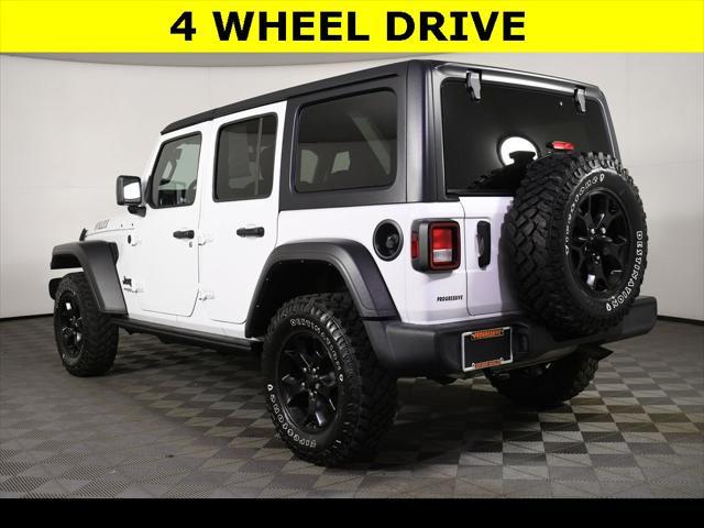 used 2021 Jeep Wrangler car, priced at $33,249