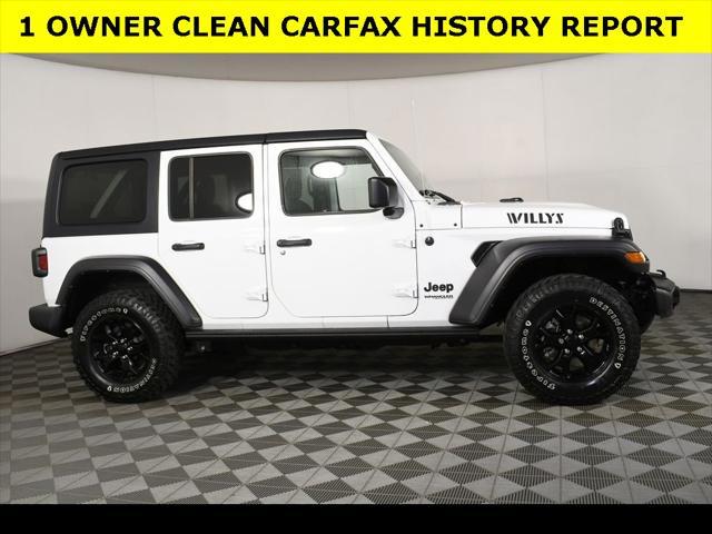 used 2021 Jeep Wrangler car, priced at $33,249